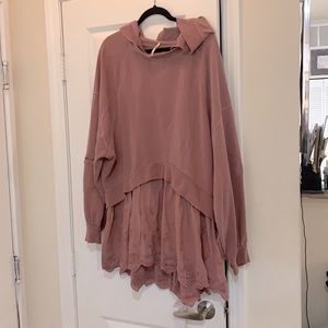 Free people pink tunic
